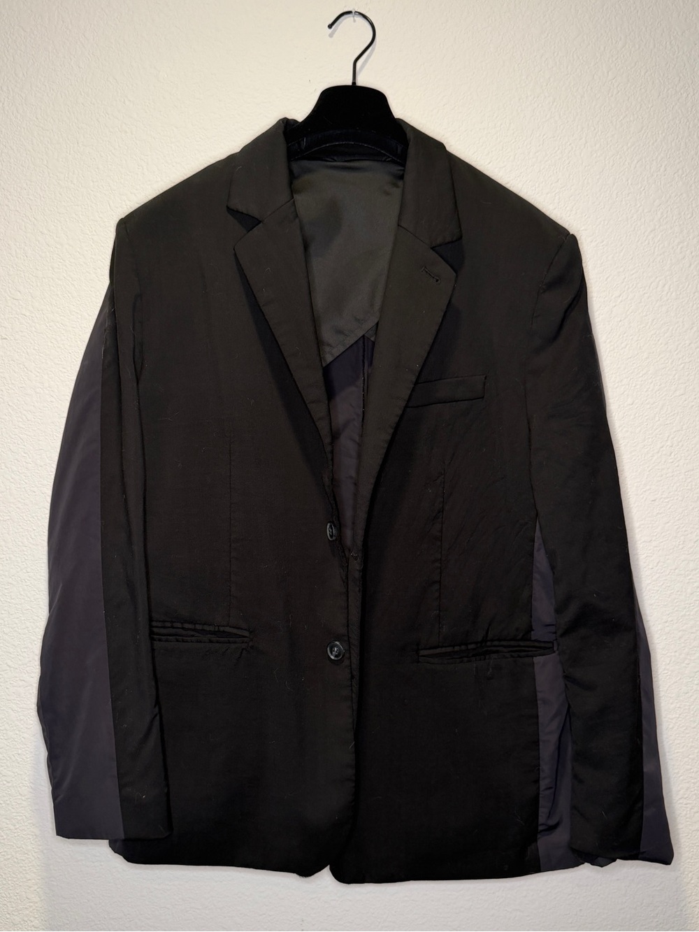 COS Black Men's Two-Button Sport Coat